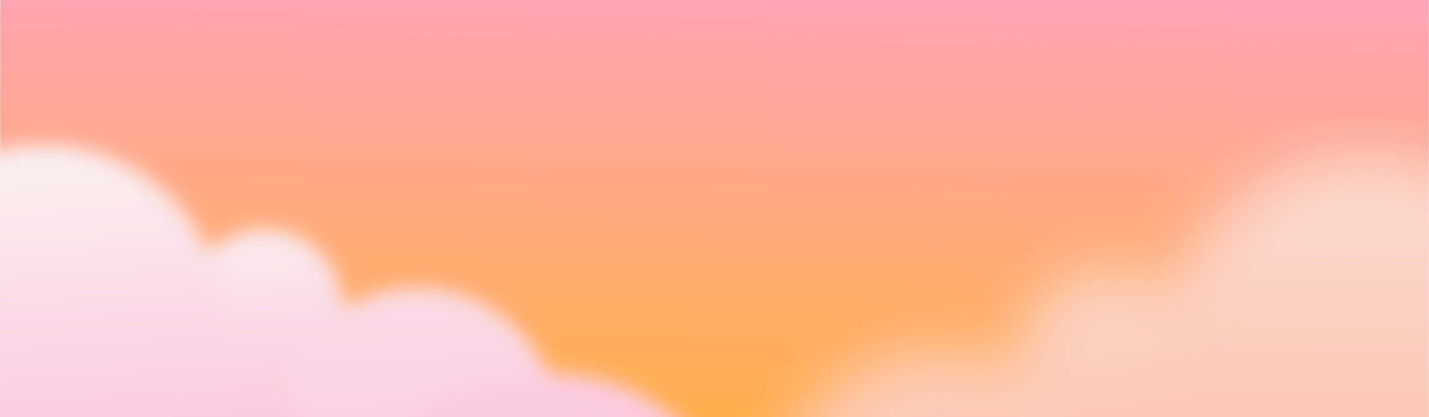 Pink clouds in sky